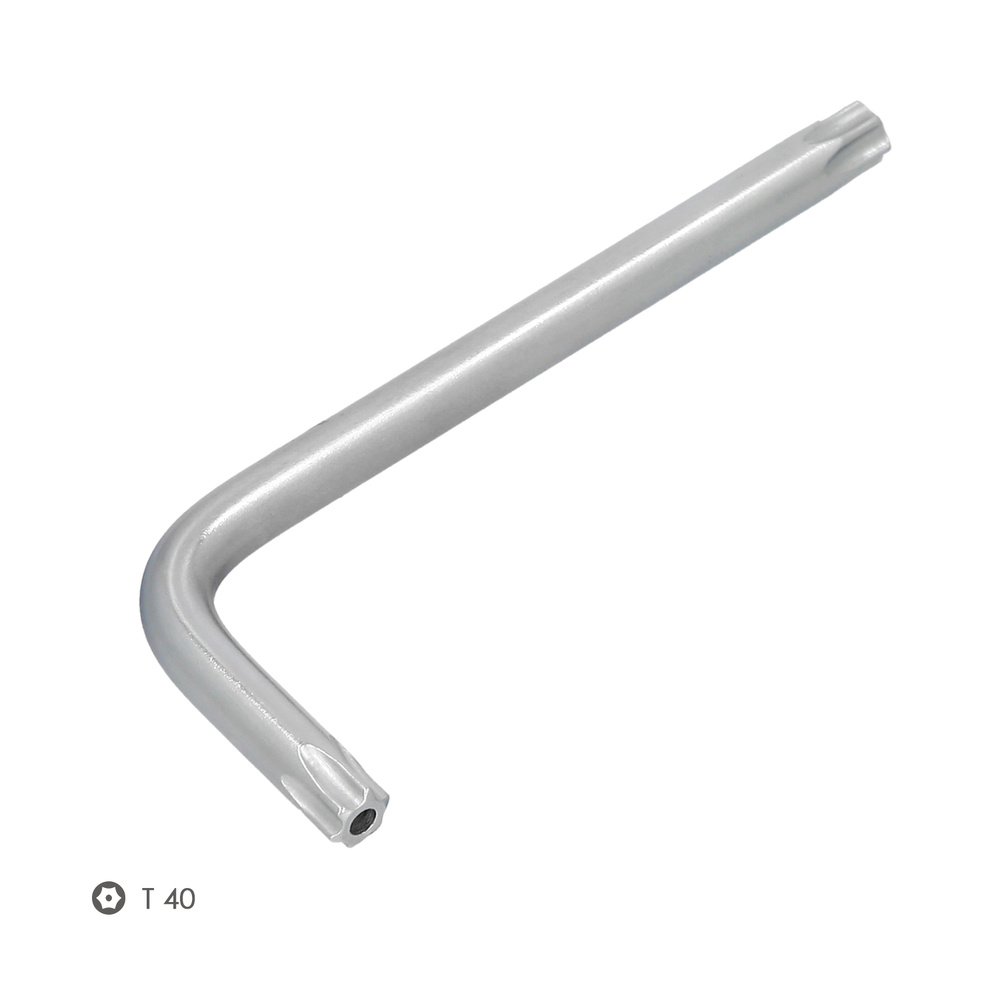 Llave Torx Inviolable Standar Acero Cromo Vanadio Profesional T40 mm. Llave Estrella, Llave Allen Estrella - Imagen 3