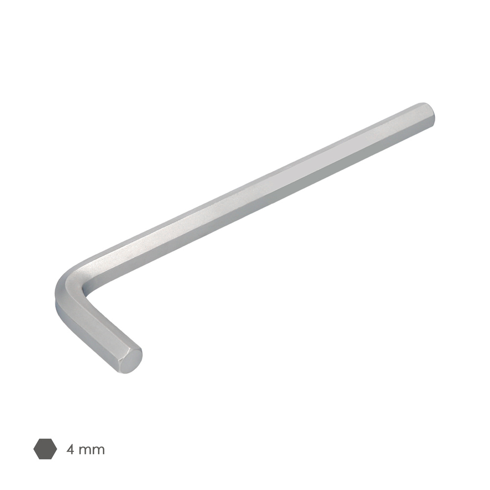 Llave Allen Larga Acero Cromo Vanadio Profesional 4,0 mm. Llave Hexagonal, Llave Allen Taller Mecanica, Llave Allen Bricolaje - Imagen 3