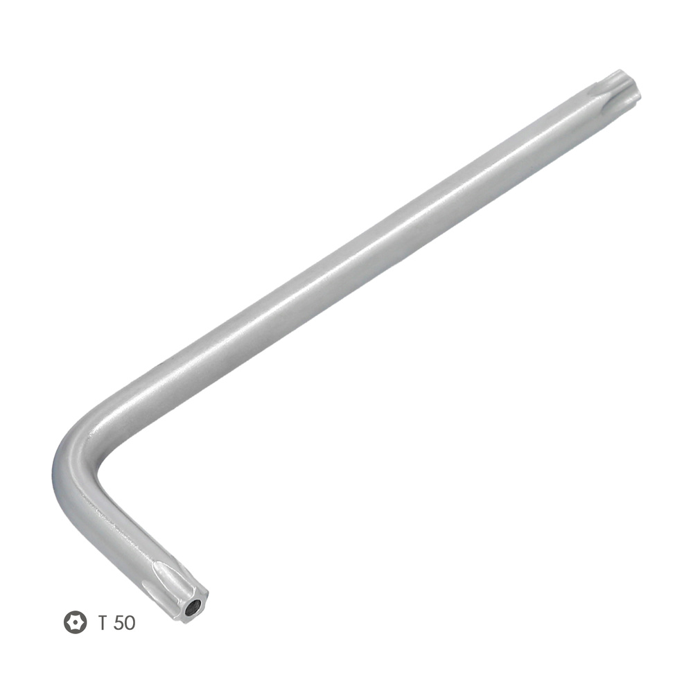 Llave Torx Inviolable Larga Acero Cromo Vanadio Profesional T50 mm. Llave Estrella, Llave Allen Estrella - Imagen 3