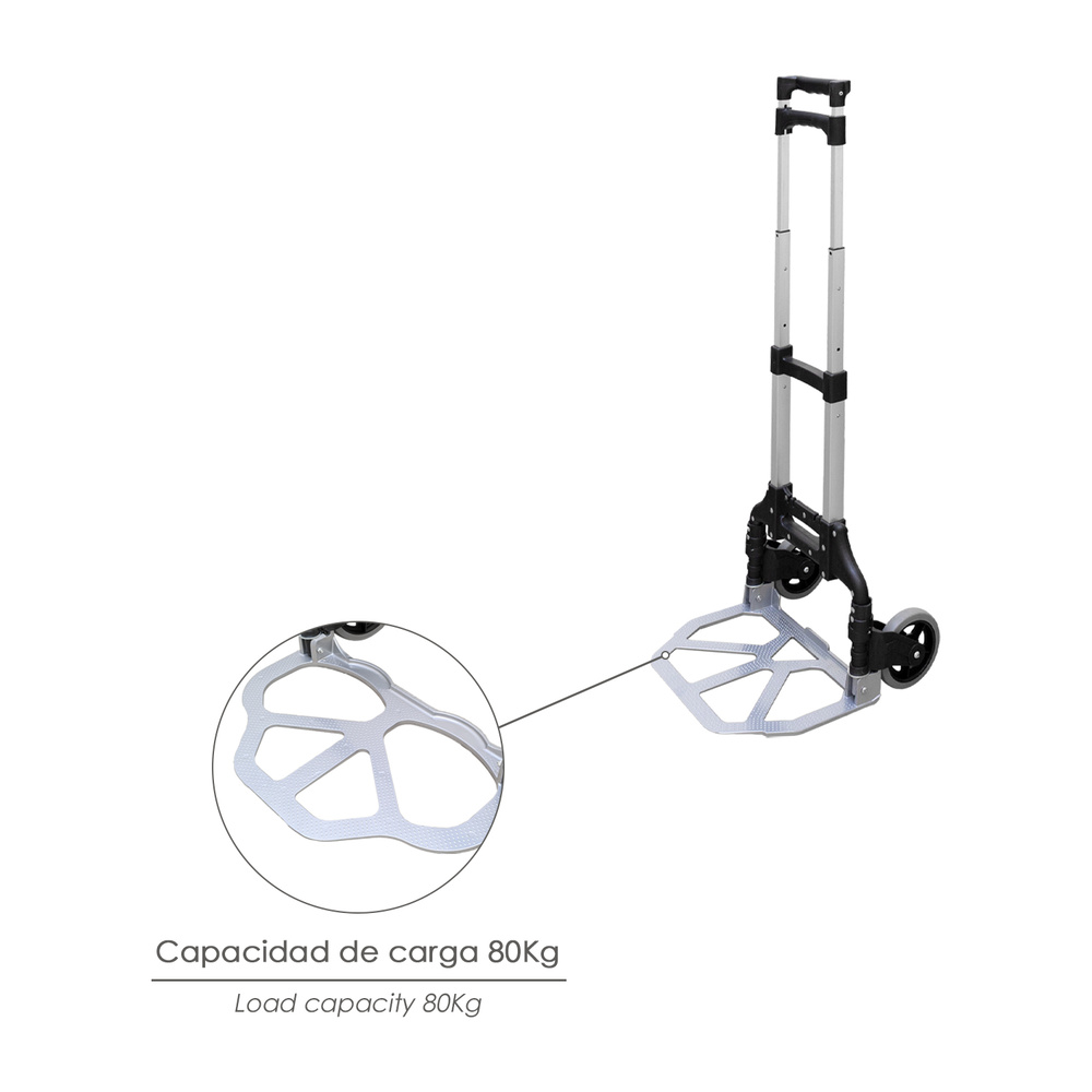 Carretilla Plegable Aluminio Portatil 60 kg. - Imagen 5