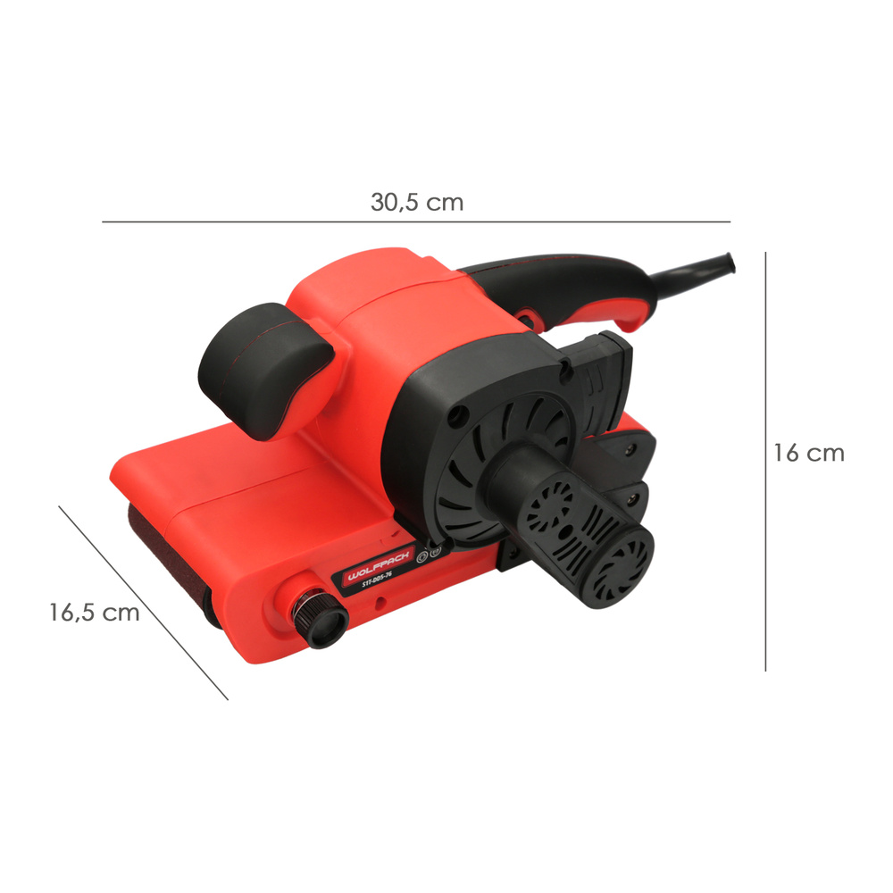 Lijadora De Banda 800 Watt. Con Aspiración Integrada - Imagen 2
