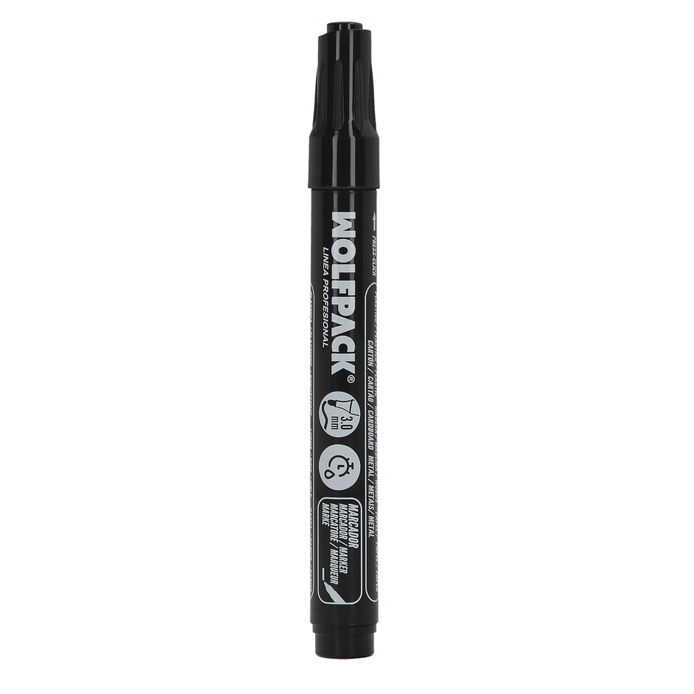 Rotulador Permanente Profesional Negro.