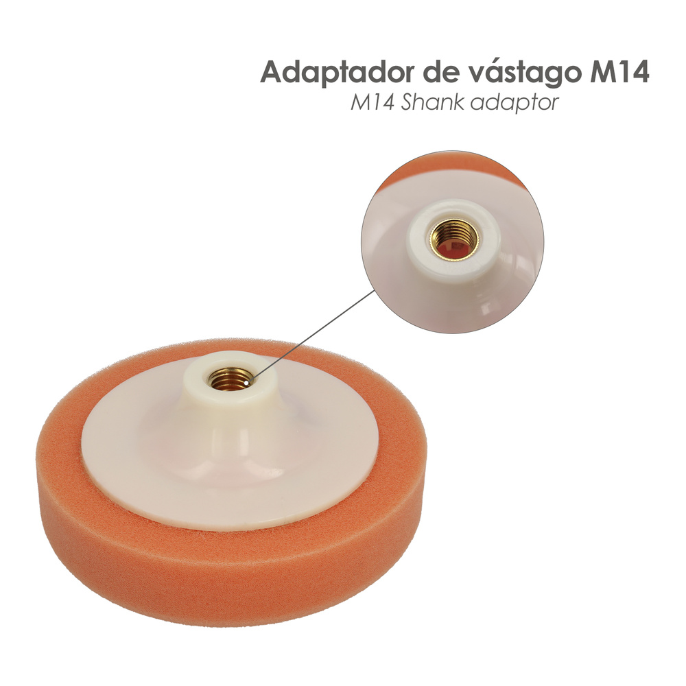 Disco Pulidor Esponja M-14 125mm. - Imagen 4