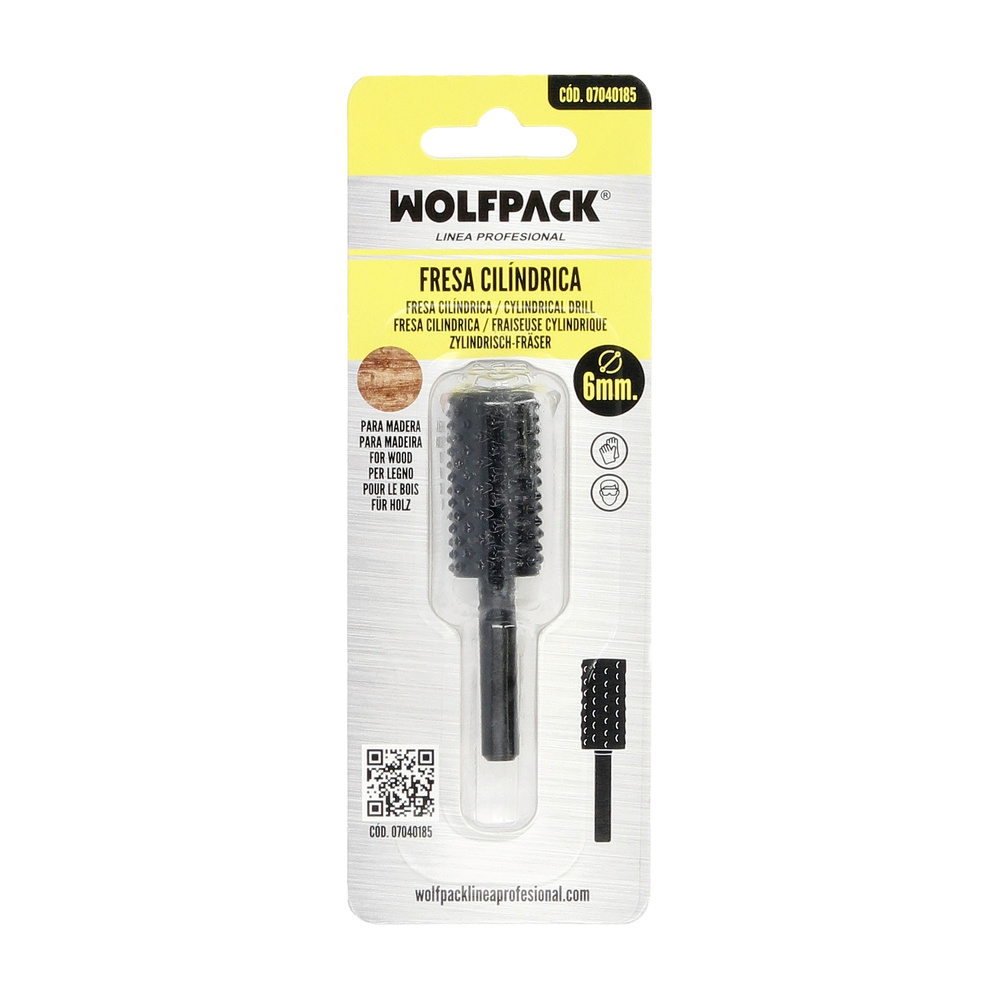 Fresa Rotativa Para Madera Cilindrica Ø 15 mm. Para Taladro / Fresadora - Imagen 5