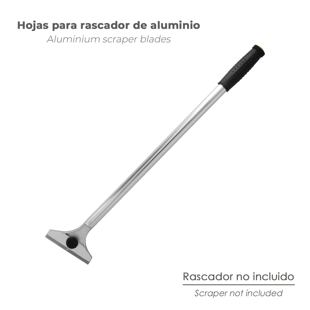 Hoja Recambio Rascador Mango Metalico 10 Cm (Estuche De 10 Piezas) - Imagen 4