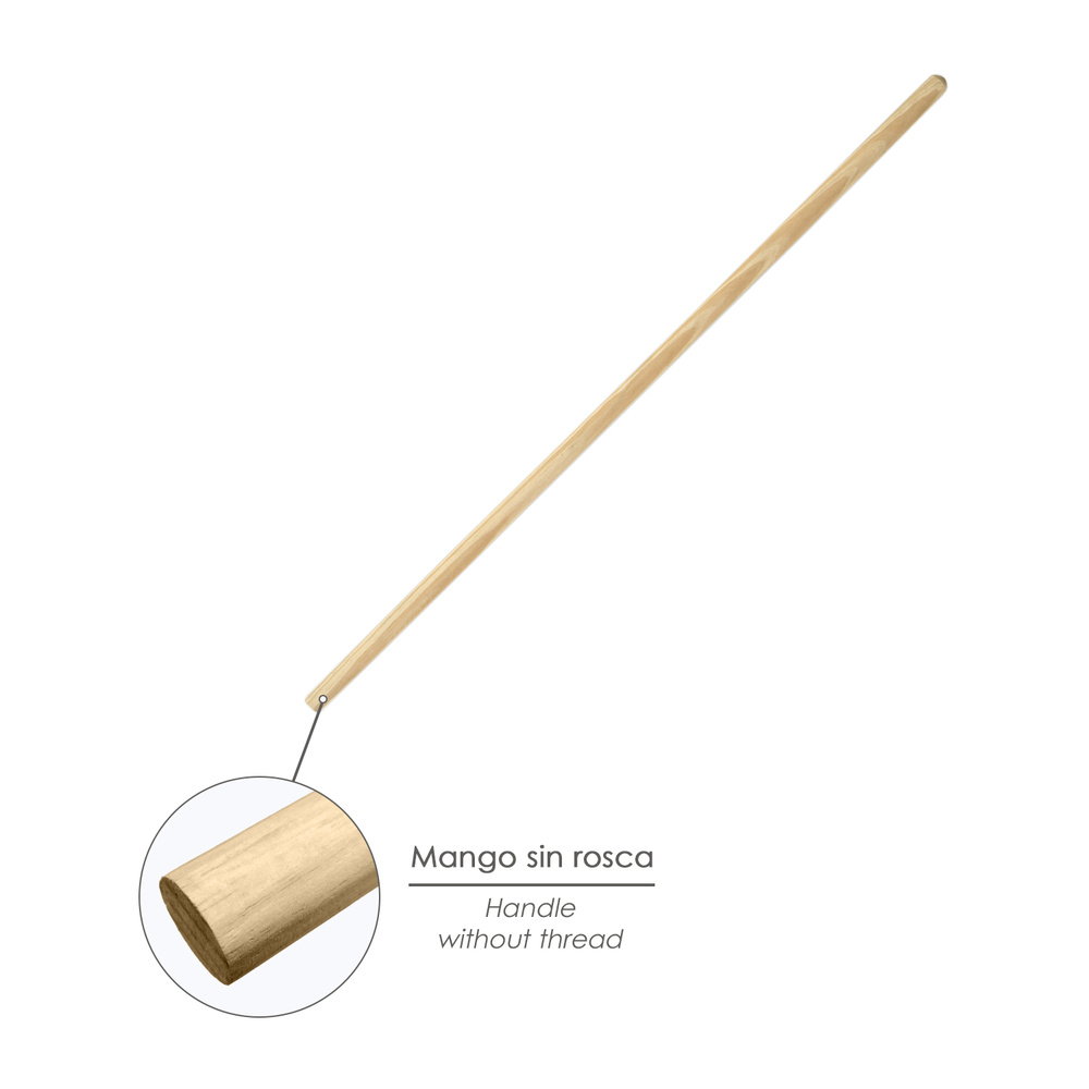 Mango Madera Para Cepillo Barrendero Para Garra. 1200 x Ø 28 mm. - Imagen 3