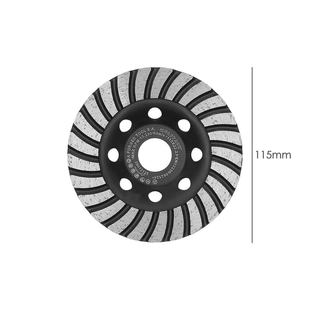 Disco Diamante Desbaste Ø 115 mm. Segmentado Turbo - Imagen 2