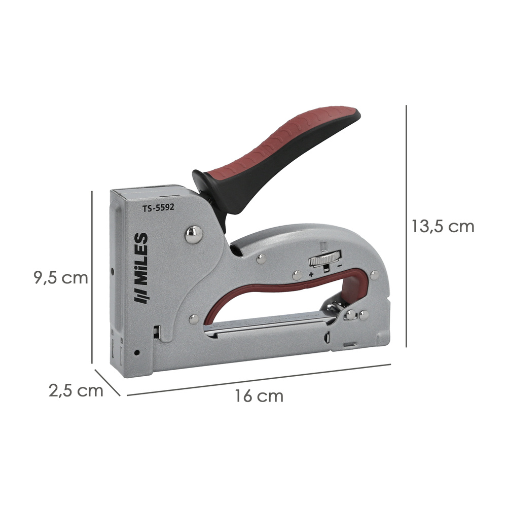 Grapadora Metal Regulable Plus N3 4/14mm - Imagen 2