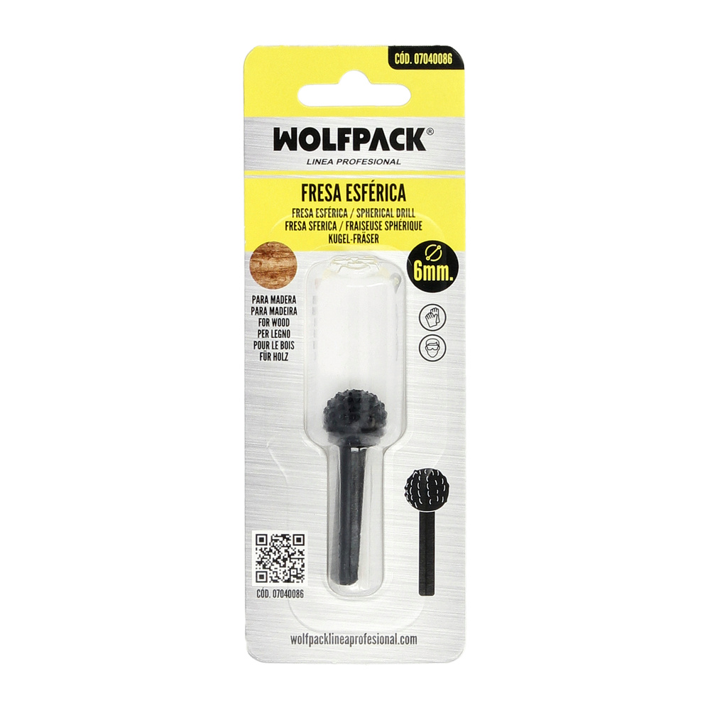 Fresa Rotativa Para Madera Esferica Ø 15 mm. Para Taladro / Fresadora - Imagen 5
