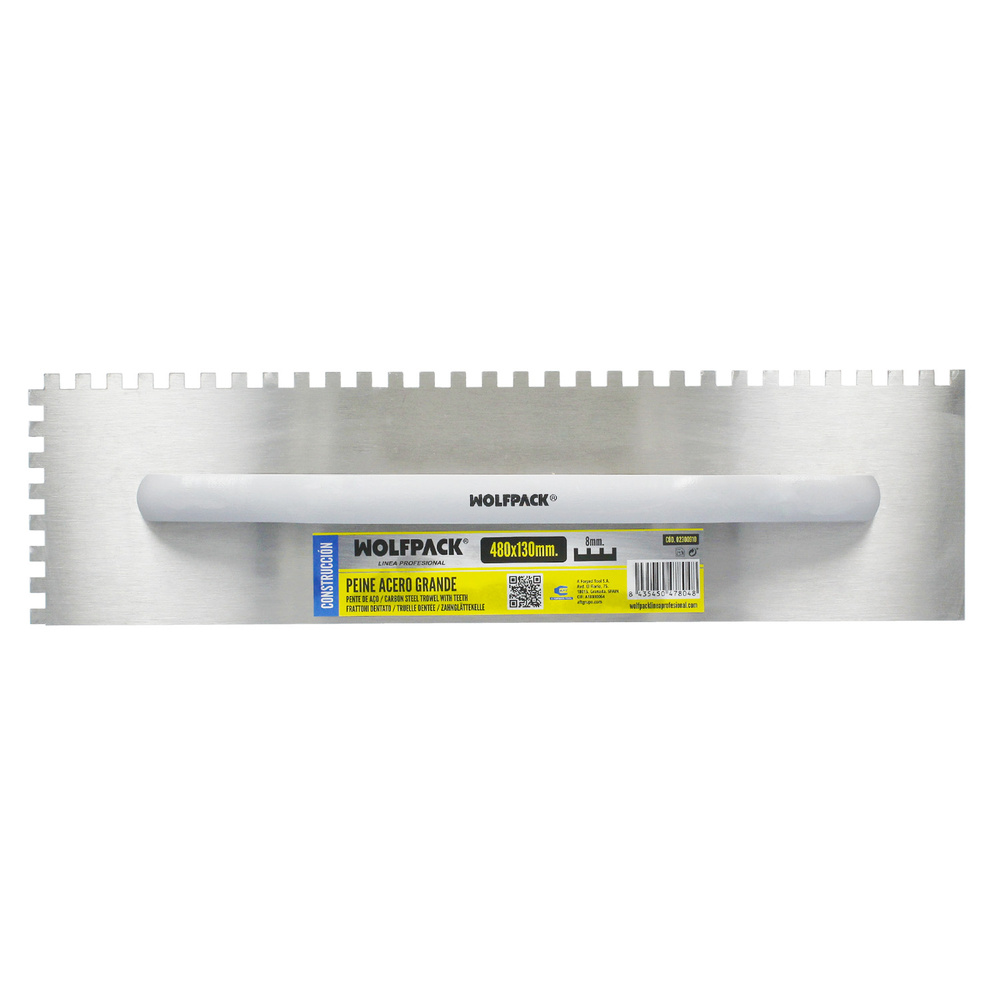 Peine Acero Grande 480x130 mm. Dientes de 8 mm. - Imagen 5