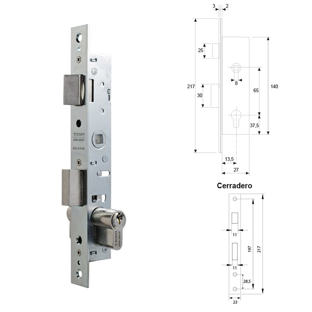 Cerradura Tesa 2200-hz/15 - Imagen 2