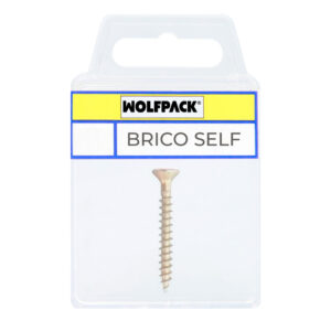 Tornillo Cabeza Plana Pozidriv Bicromatado 3,5x25 mm. 20 unidades