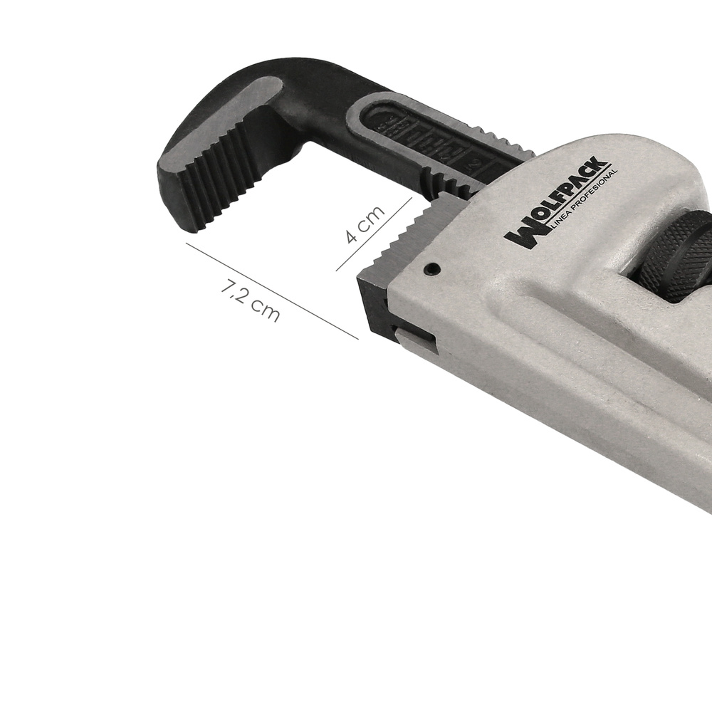 Llave Stillson Heavy Duty Aluminio 14" Llave Para Tubos, Llave Plomeria, Llave Para Tuberias, Llave Grifa. - Imagen 3