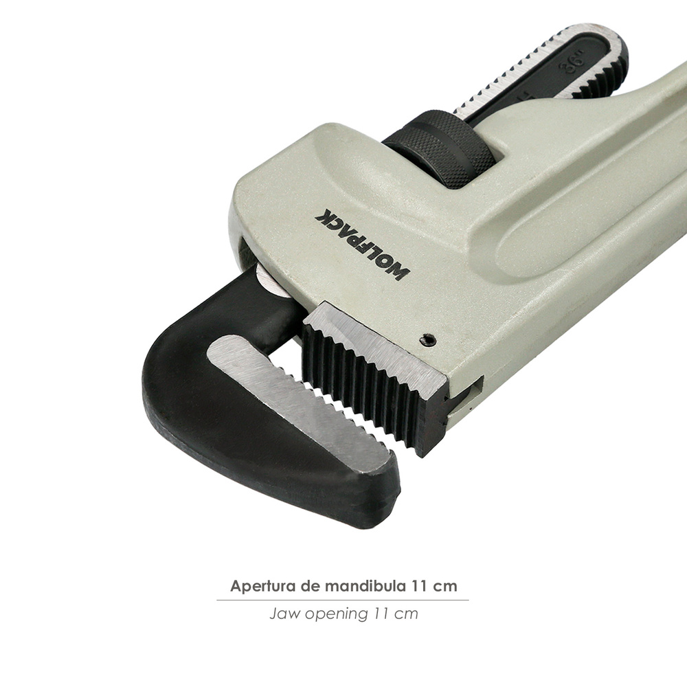 Llave Stillson Heavy Duty Aluminio 36" Llave Para Tubos, Llave Plomeria, Llave Para Tuberias, Llave Grifa. - Imagen 3