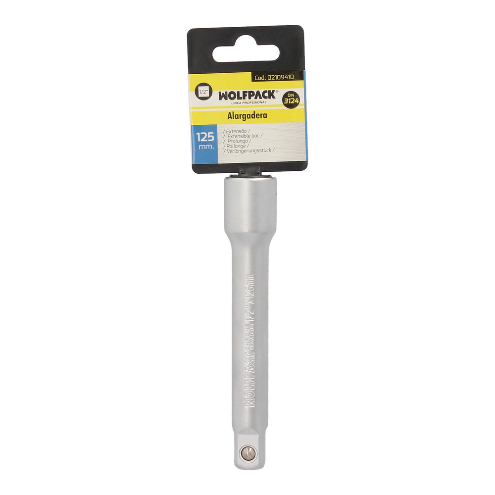 Alargadera Llave De Vaso Cuadradillo 1/2" Longitud 125 mm. Acero Cromo Vanadio - Imagen 3
