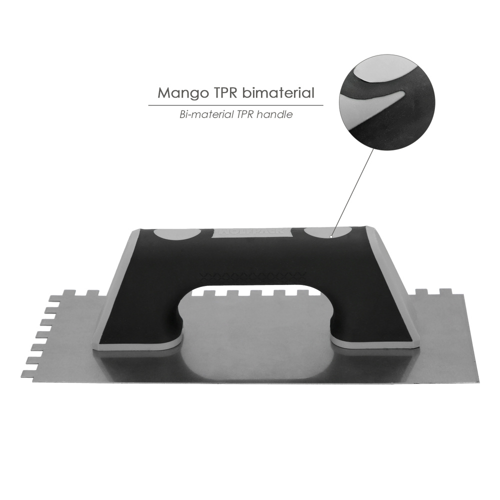 Peine Profesional Mango TPR 280x120 mm. Dientes 10 x 10 mm. - Imagen 3