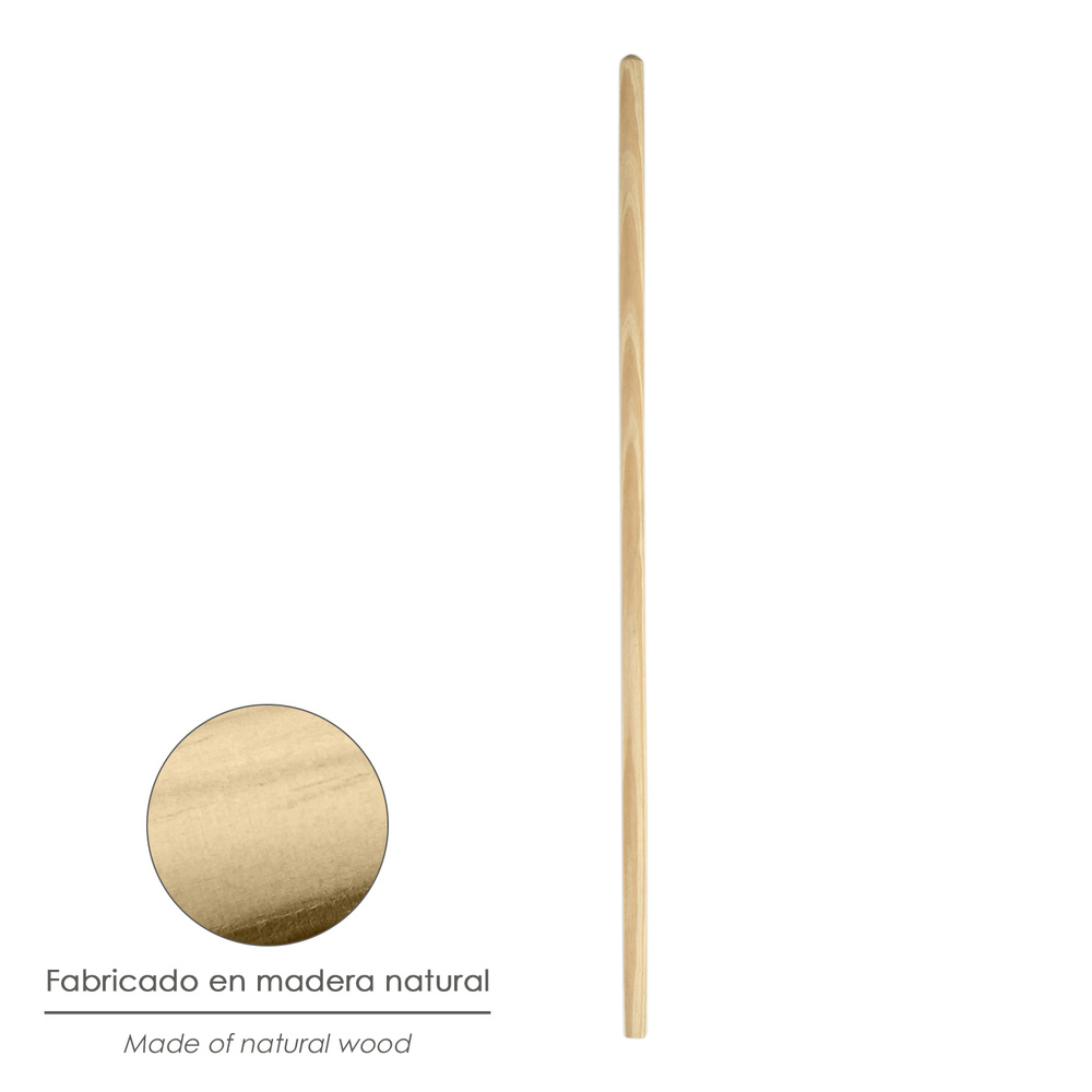 Mango Madera Para Cepillo Barrendero Para Garra. 1200 x Ø 28 mm. - Imagen 4