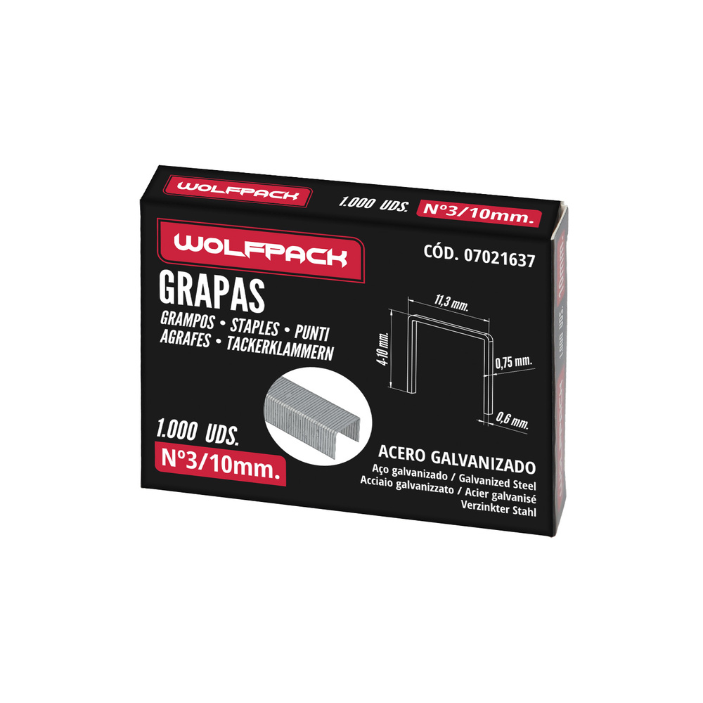 Grapas Para Clavadora Electrica Nº 3 10x11,4 mm. Caja 1.000 Piezas. Grapas Tipo 53. Grapas Grapadora, - Imagen 5