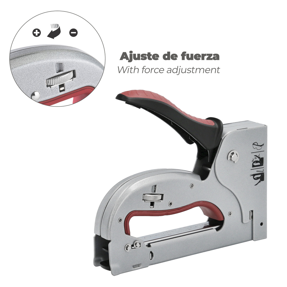 Grapadora Metal Regulable Plus N3 4/14mm - Imagen 3