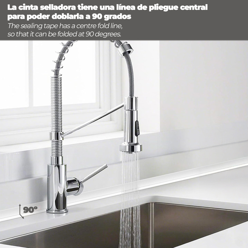 Cinta Adhesiva Sanitarios 38 mm. x 3,2 metros. - Imagen 3