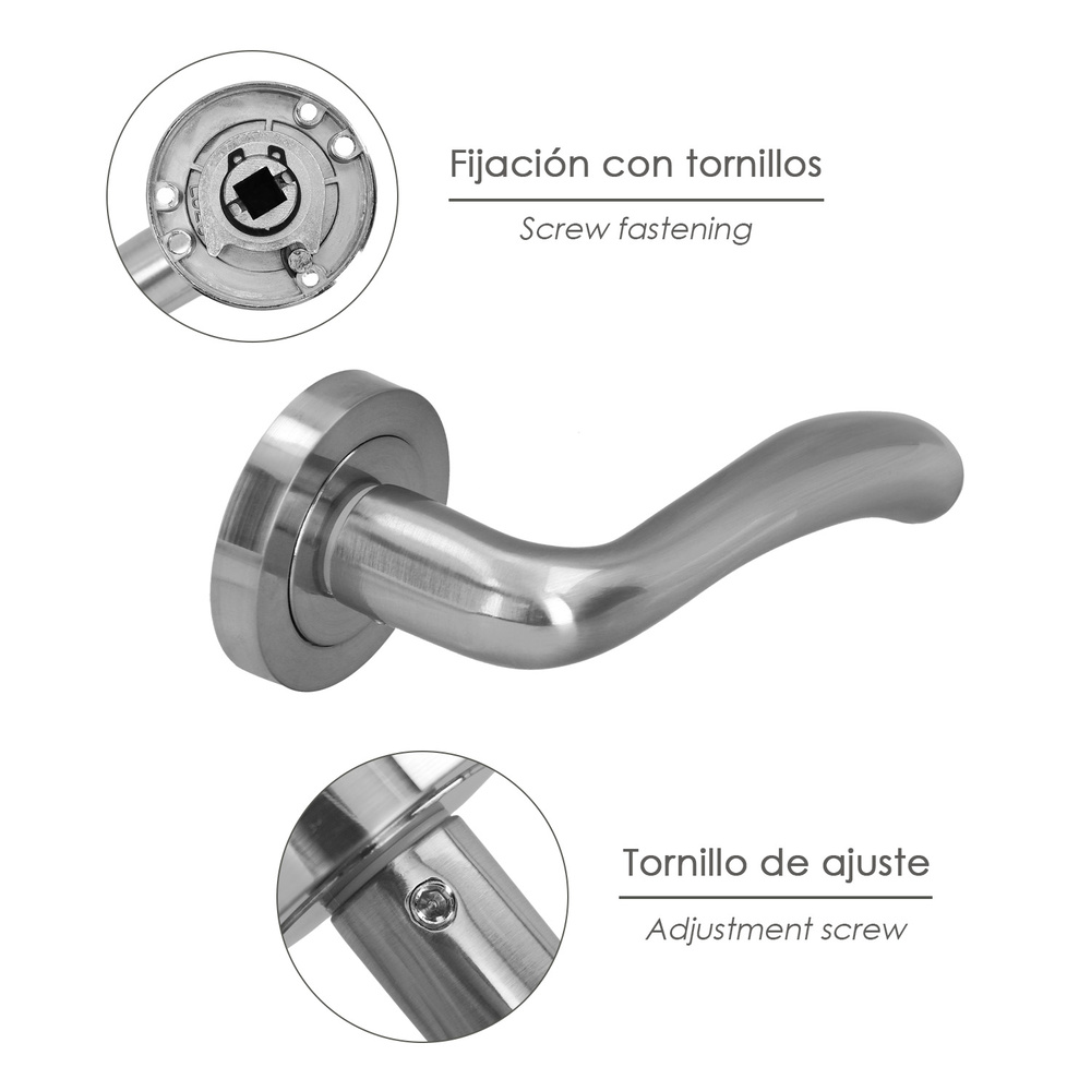 Juego Manillas Para Puertas "Nilo" - Imagen 3