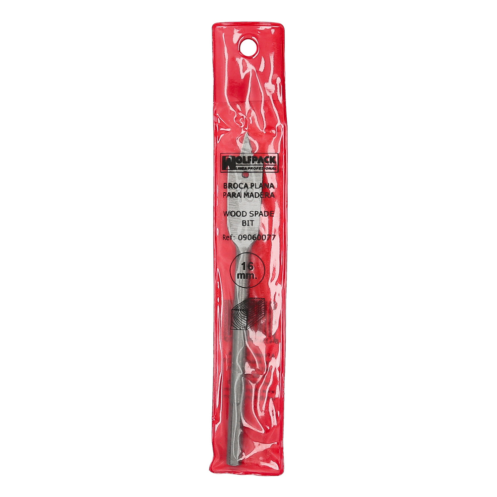 Broca Plana Madera 3 Puntas Wolfpack 16,00 mm. - Imagen 5