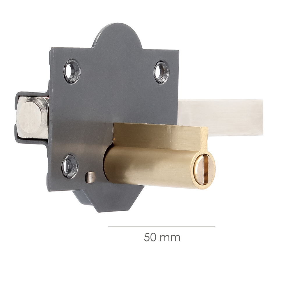 Cerrojo b-8 llave 2 lados de 165mm cilindro de pera de 50mm - Imagen 4