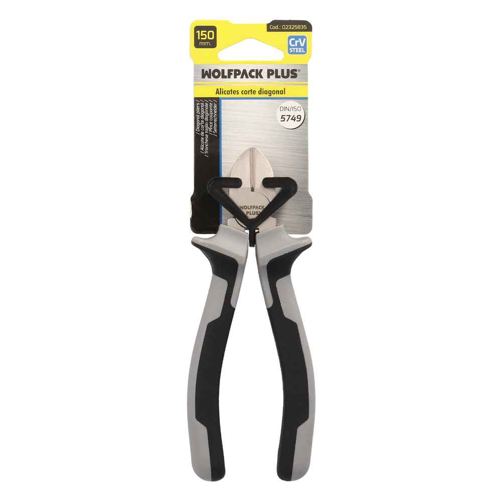 Alicates Corte diagonal 150 mm. Acero Cromo Vanadio DIN-ISO 5749 Pelacables, Corta Cables, Pelador Cables - Imagen 4