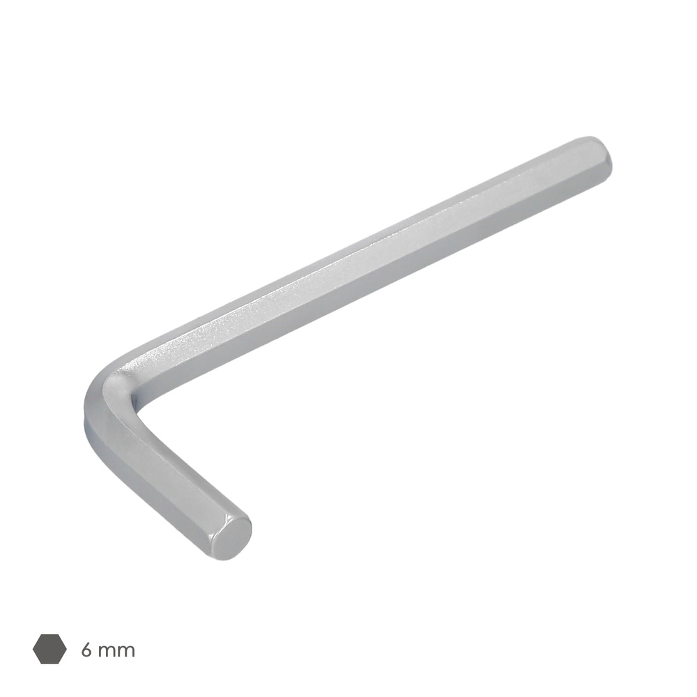 Llave Allen Standar Acero Cromo Vanadio Profesional 6,0 mm. Llave Hexagonal, Llave Allen Taller Mecanica, Llave Allen Bricolaje - Imagen 3