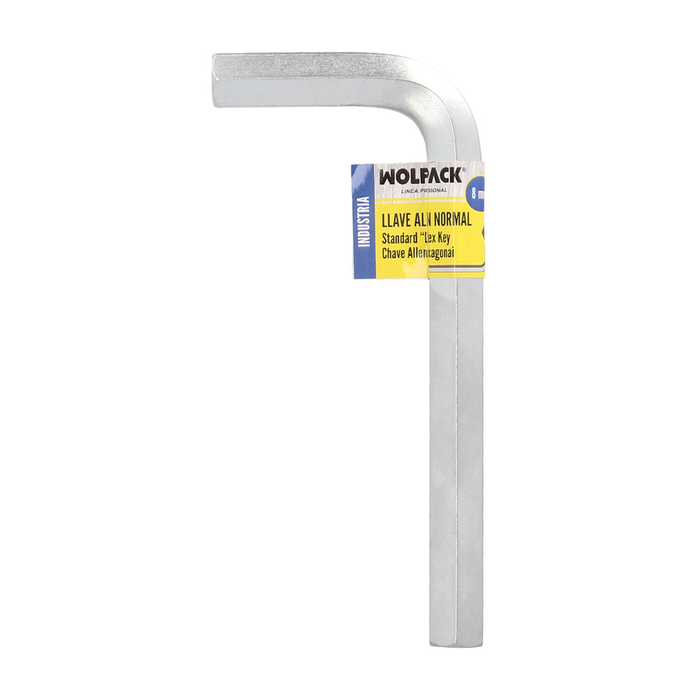 Llave Allen Standar Acero Cromo Vanadio Profesional 8,0 mm. Llave Hexagonal, Llave Allen Taller Mecanica, Llave Allen Bricolaje - Imagen 5