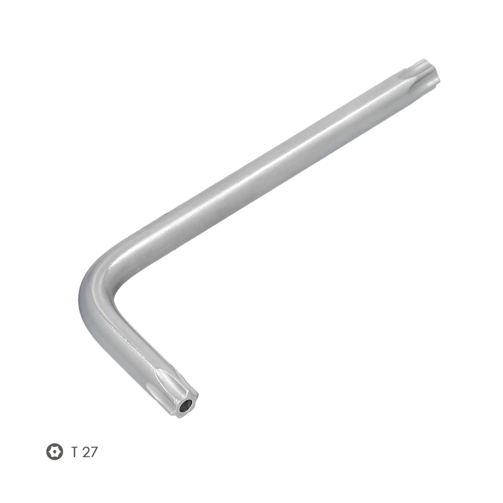 Llave Torx Inviolable Standar Acero Cromo Vanadio Profesional T27 mm. Llave Estrella, Llave Allen Estrella - Imagen 3