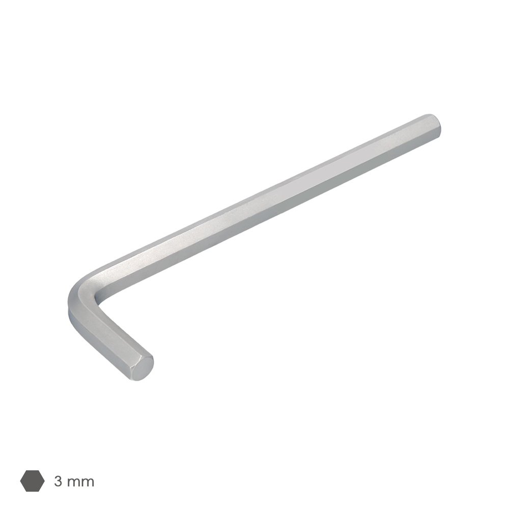 Llave Allen Larga Acero Cromo Vanadio Profesional 3,0 mm. Llave Hexagonal, Llave Allen Taller Mecanica, Llave Allen Bricolaje - Imagen 3