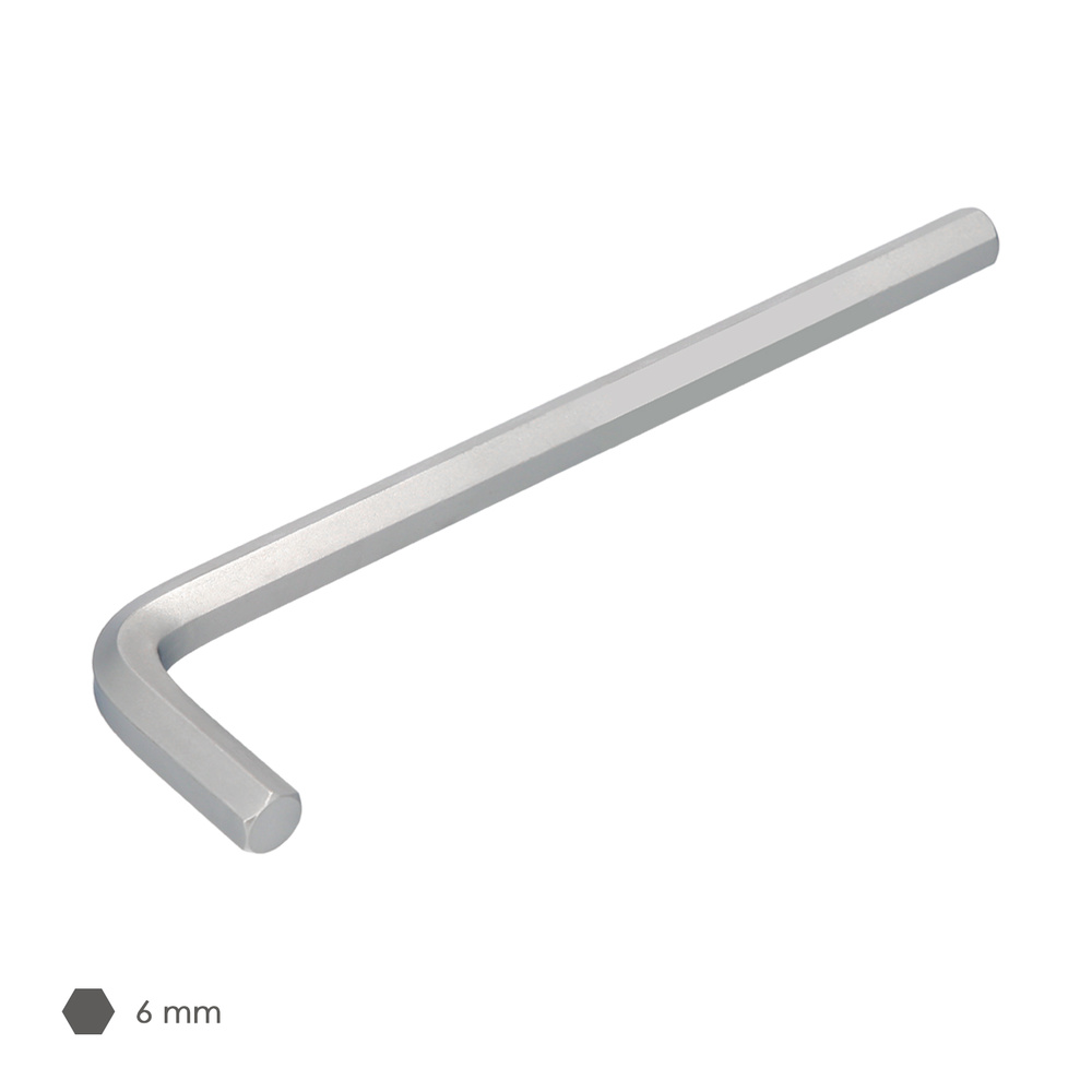 Llave Allen Larga Acero Cromo Vanadio Profesional 6,0 mm. Llave Hexagonal, Llave Allen Taller Mecanica, Llave Allen Bricolaje - Imagen 3