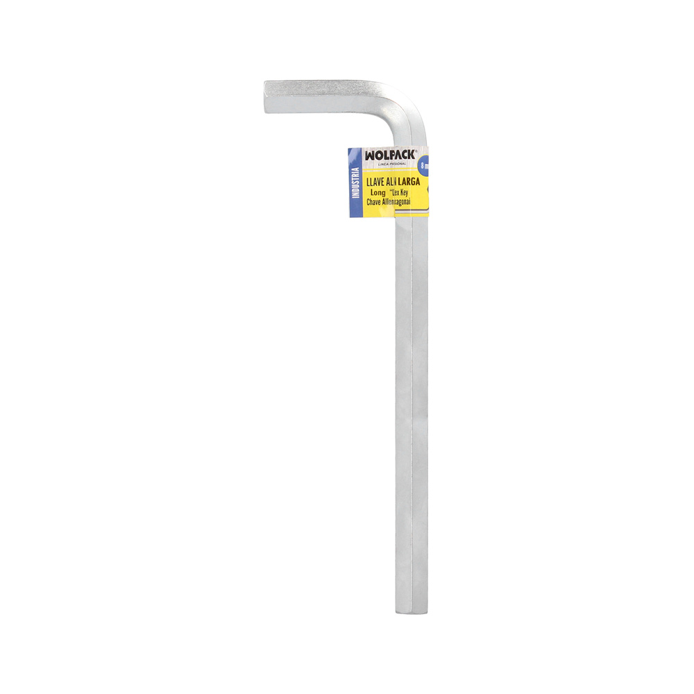 Llave Allen Larga Acero Cromo Vanadio Profesional 8,0 mm. Llave Hexagonal, Llave Allen Taller Mecanica, Llave Allen Bricolaje - Imagen 5