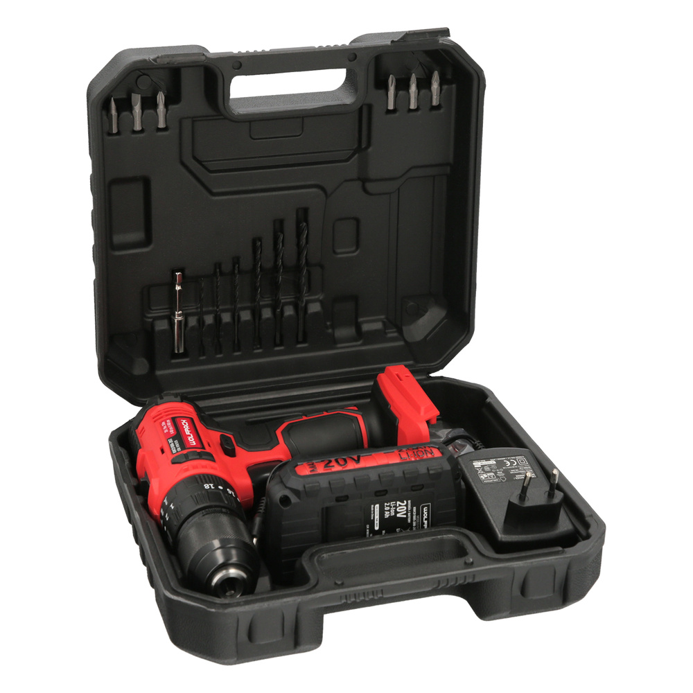 Taladro Atornillador 20 V. Con 2 Velocidades y Percutor. Bateria 2 Ah. Par Apriete 35 Nm. - Imagen 5