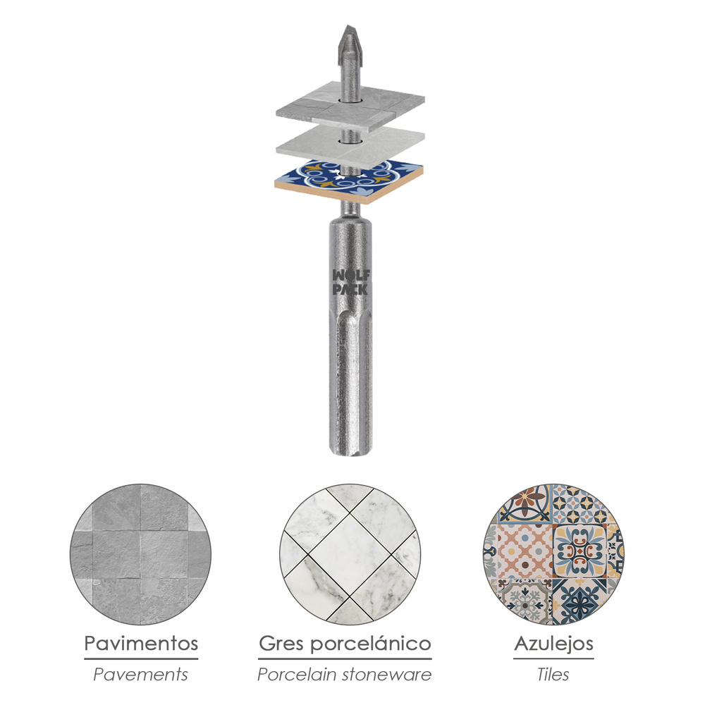 Broca Porcelanicos Duros Ø 8,0 mm. - Imagen 5