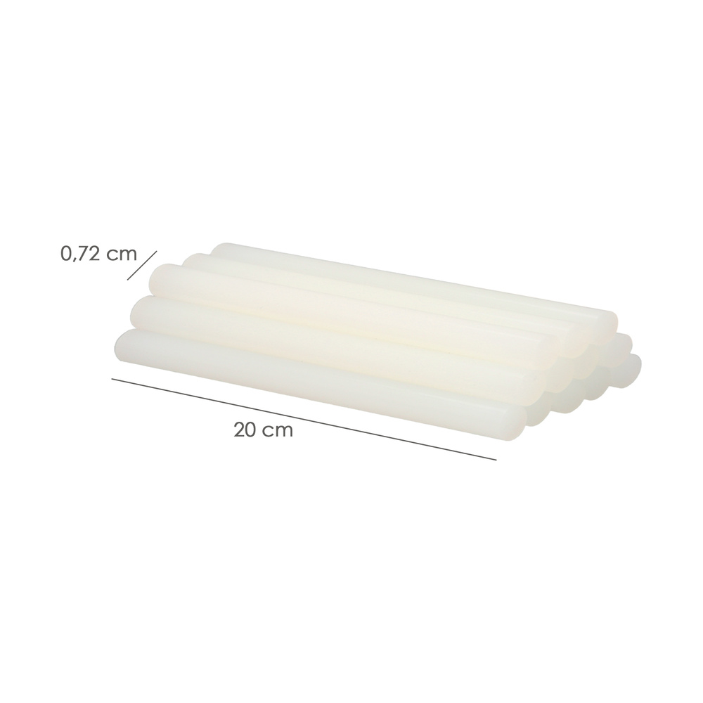 Barras De Pegamento Caliente Ø 7,2 mm. bolsa De 500 Gramos. Barras Silicona, Pegamento Pistola Termofusible, Silicona Pistola - Imagen 2