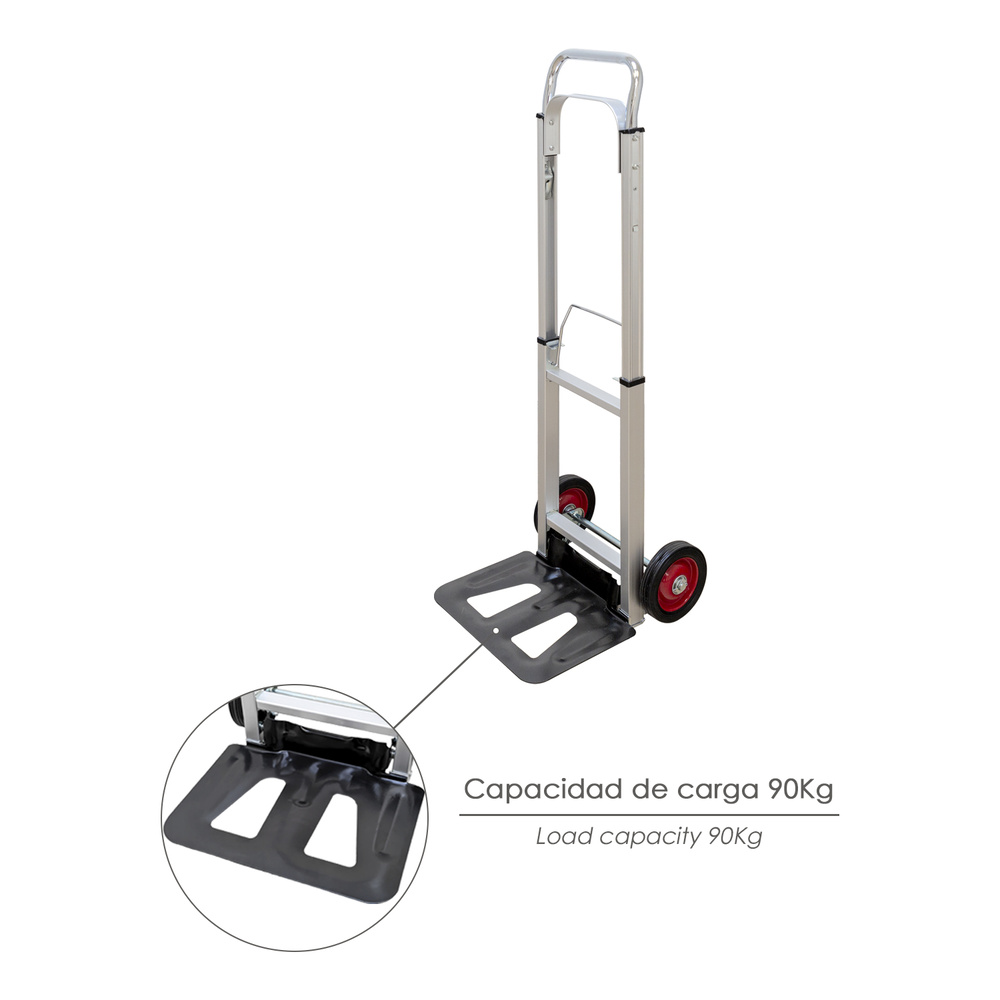 Carretilla Plegable Aluminio Plegable 90 kg. - Imagen 5