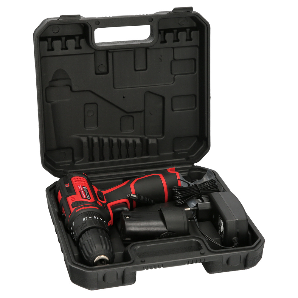 Taladro Atornillador 12 V. Con 2 Velocidades y Percutor. Bateria 1.300 mAh. Par Apriete 35 Nm. - Imagen 5