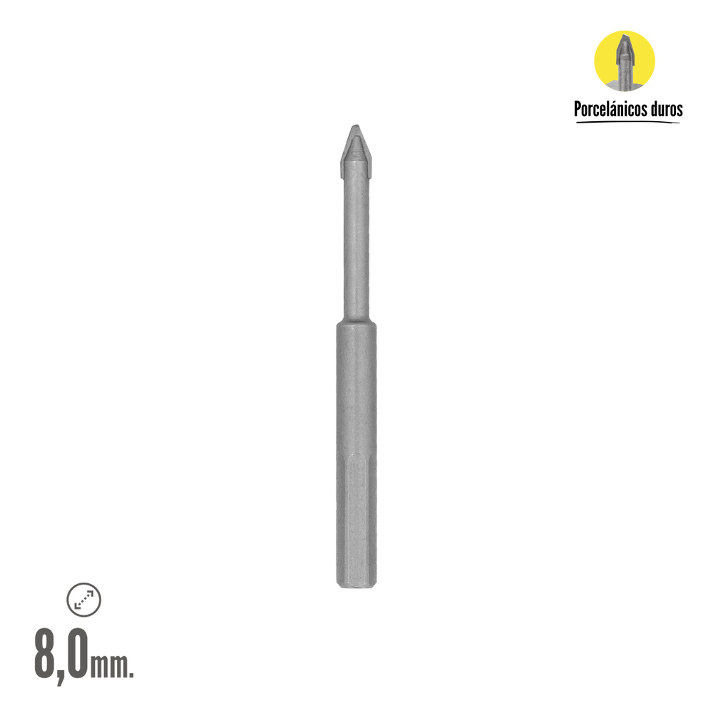 Broca Porcelanicos Duros Ø 8,0 mm. - Imagen 2