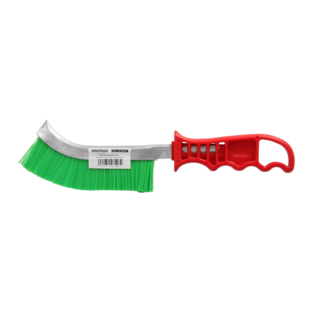 Cepillo Manual P.V.C. Mango De Plástico Rojo Multifuncional Resistente y Duradero - Imagen 4