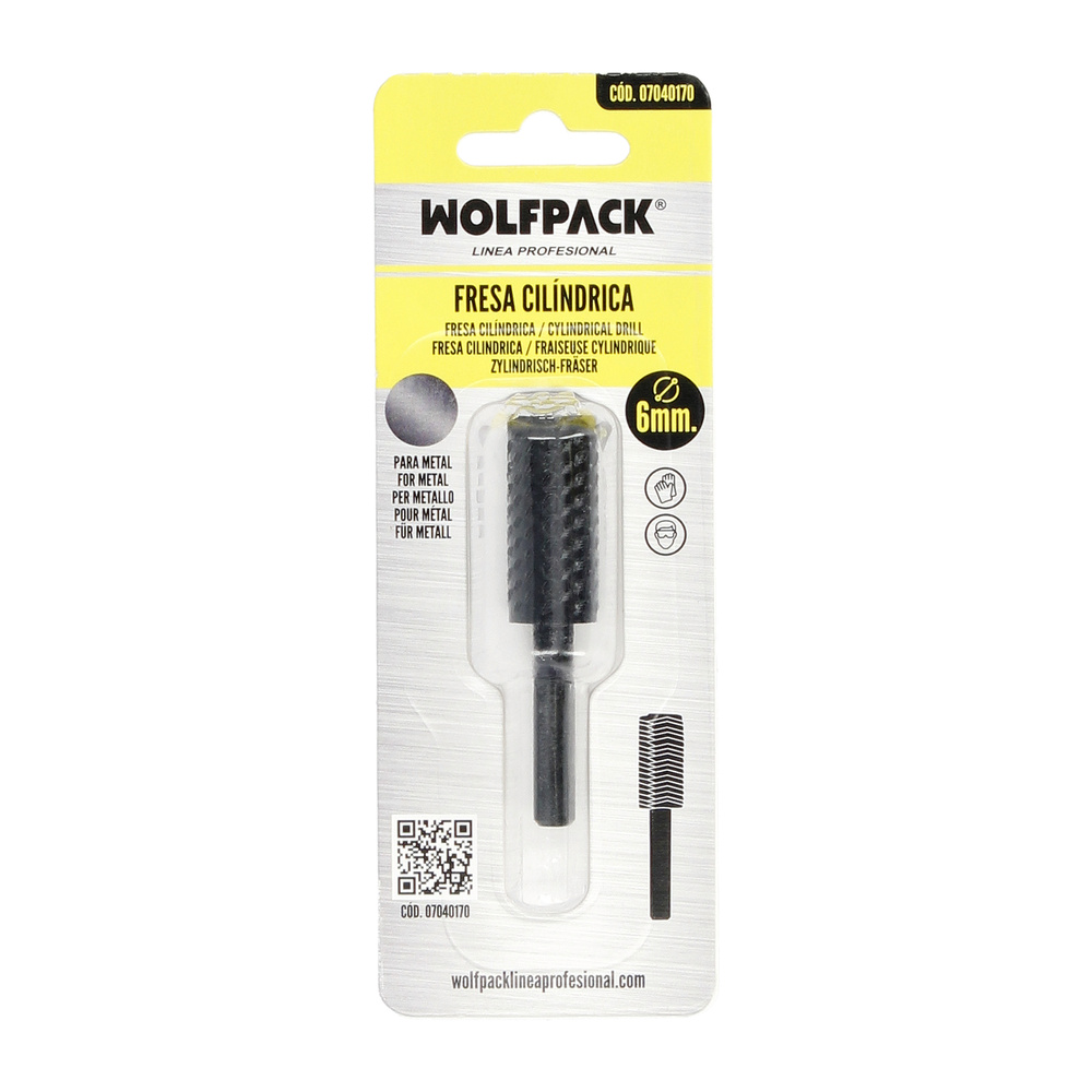 Fresa Rotativa Para Metal Cilindrica Ø 12 mm. Para Taladro / Fresadora - Imagen 5