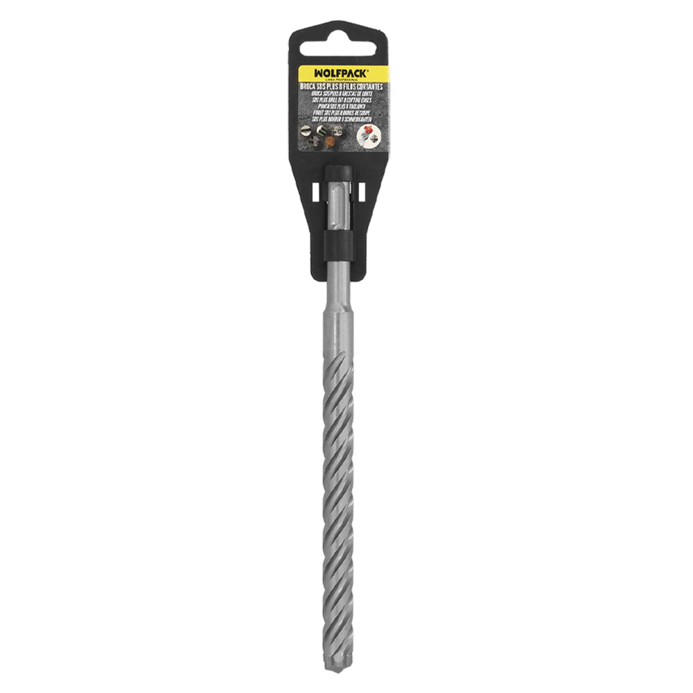 Broca Sds Plus 8 Filos Cortantes Especial Para Hormigon Armado Ø 12 x 210 mm. Broca Paredes, Broca Cimientos, Broca Muros - Imagen 4