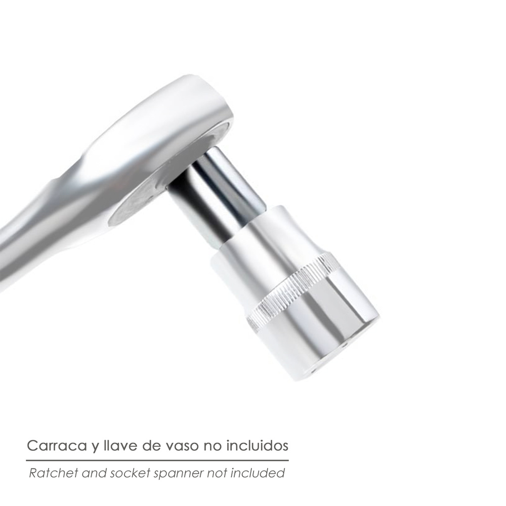 Adaptador Aumentador 1/4" Hembra 3/8" Macho - Imagen 4