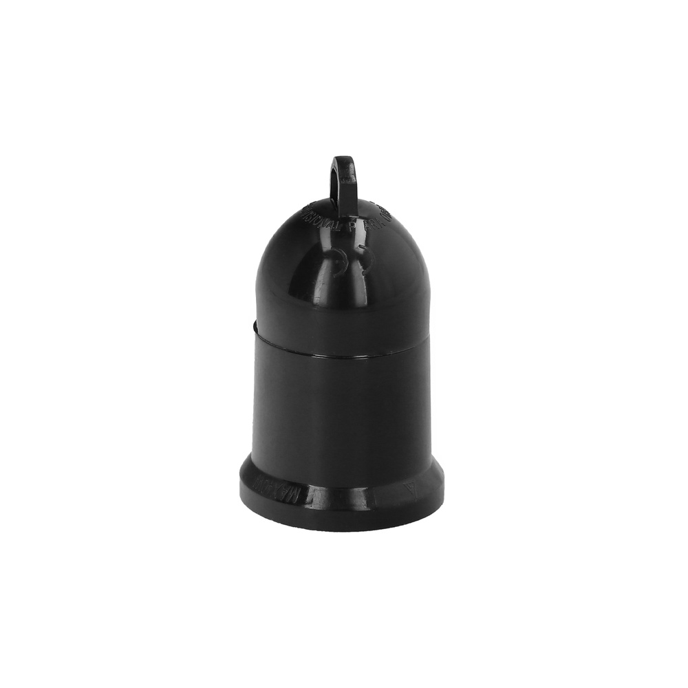 Portalamparas 4 Amperios Rosca E-27 Obra Negro. - Imagen 5