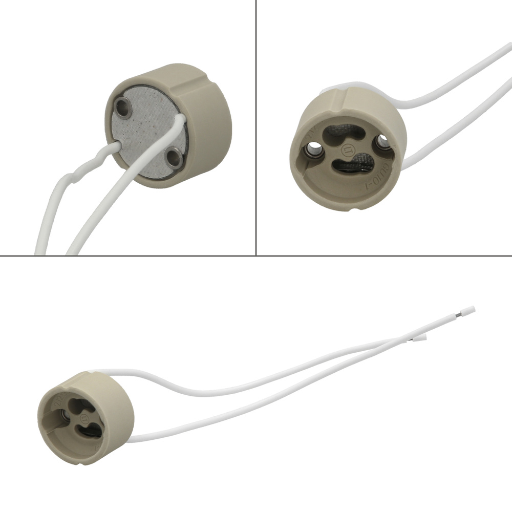 Portalamparas GU-10 Ceramico Para Bombillas Halogenas / LED - Imagen 4