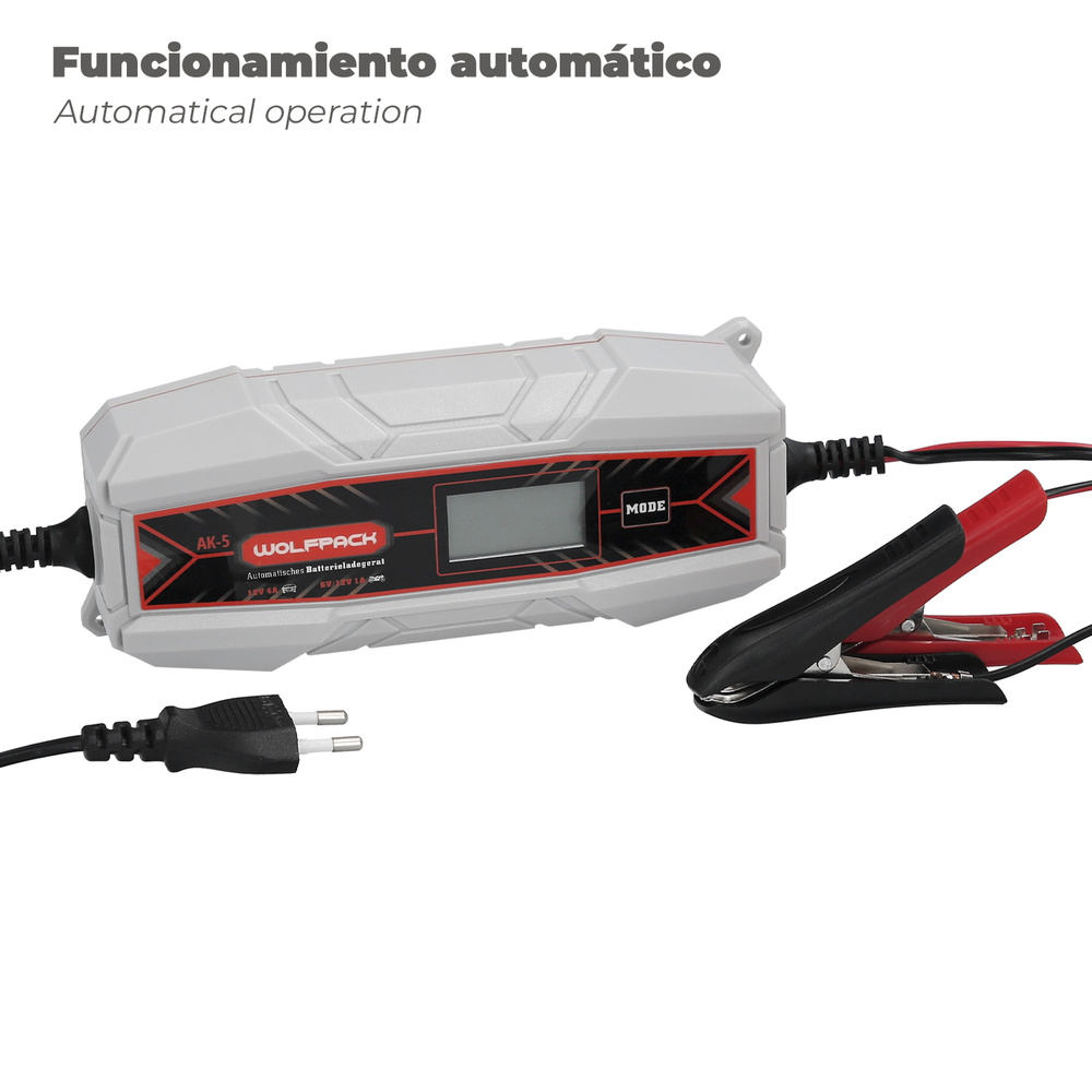 Carga Baterias Con Mantenedor De Carga 4/12v 10-10ah Automatico - Imagen 5