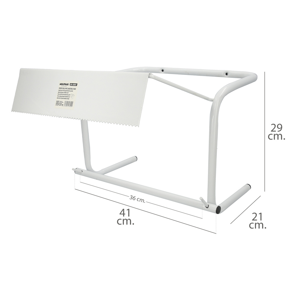 Soporte / Dispensador Rollo Papel Industrial Para Pared - Imagen 2