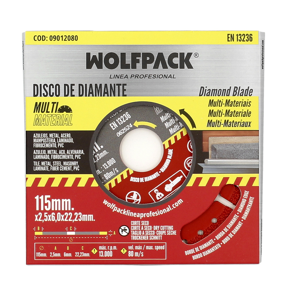 Disco Diamante 115 Mm Multimaterial Total X - Imagen 5