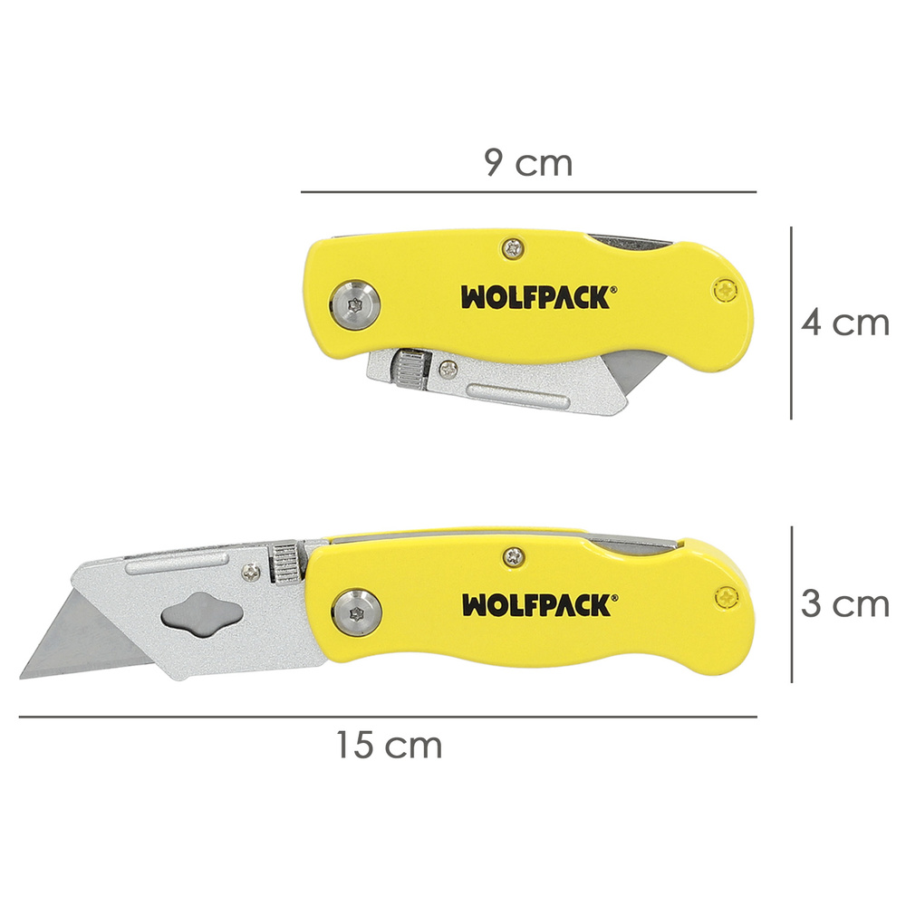Cutter Plegable Hoja Trapezoidal 155 mm. - Imagen 2